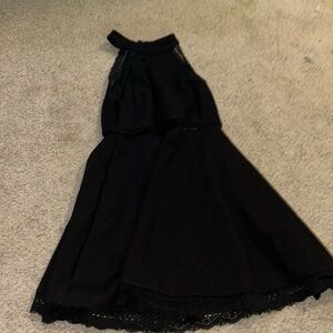 black laced dress